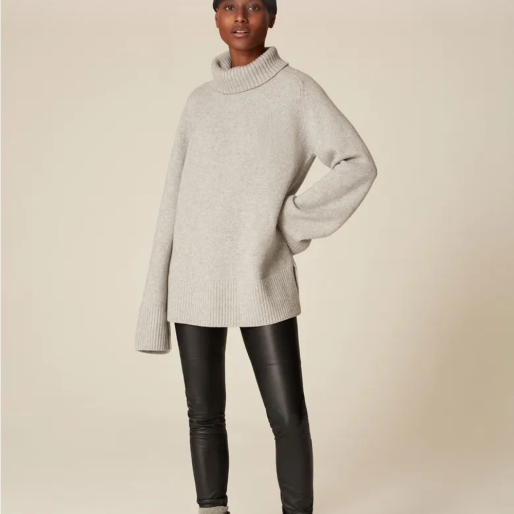 ME+EM Off-Duty Sweater w/ Removable Snood